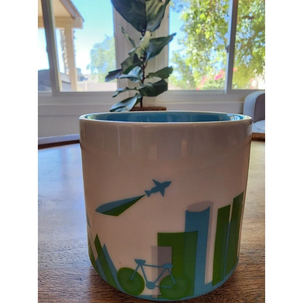 2013 Starbucks Seattle You Are Here Collection Ceramic Coffee Cup Tea Mug | 14oz
